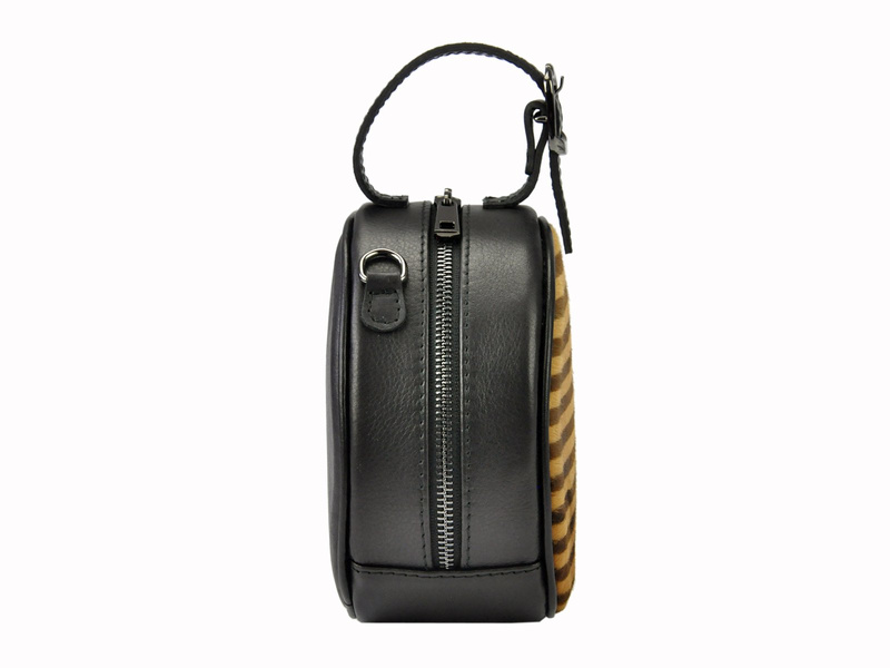 Okrągła damska modna listonoszka na ramię Patrizia