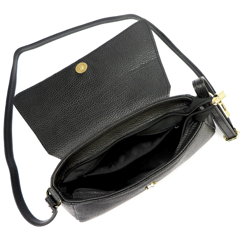 Gregorio damska miejska listonoszka skóra naturalna torebka przez ramię