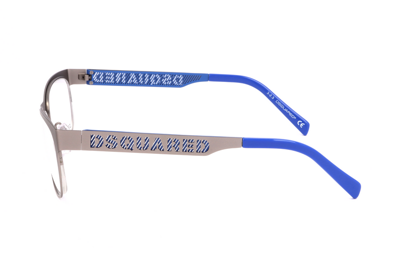 Okulary DSQUARED2 DQ5097-015-54. Okulary, Kolor srebrny. Mężczyzna.