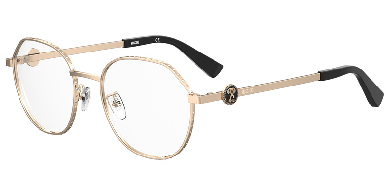 Okulary MOSCHINO MOS586-000. Okulary, Kolor złoty. Kobieta.