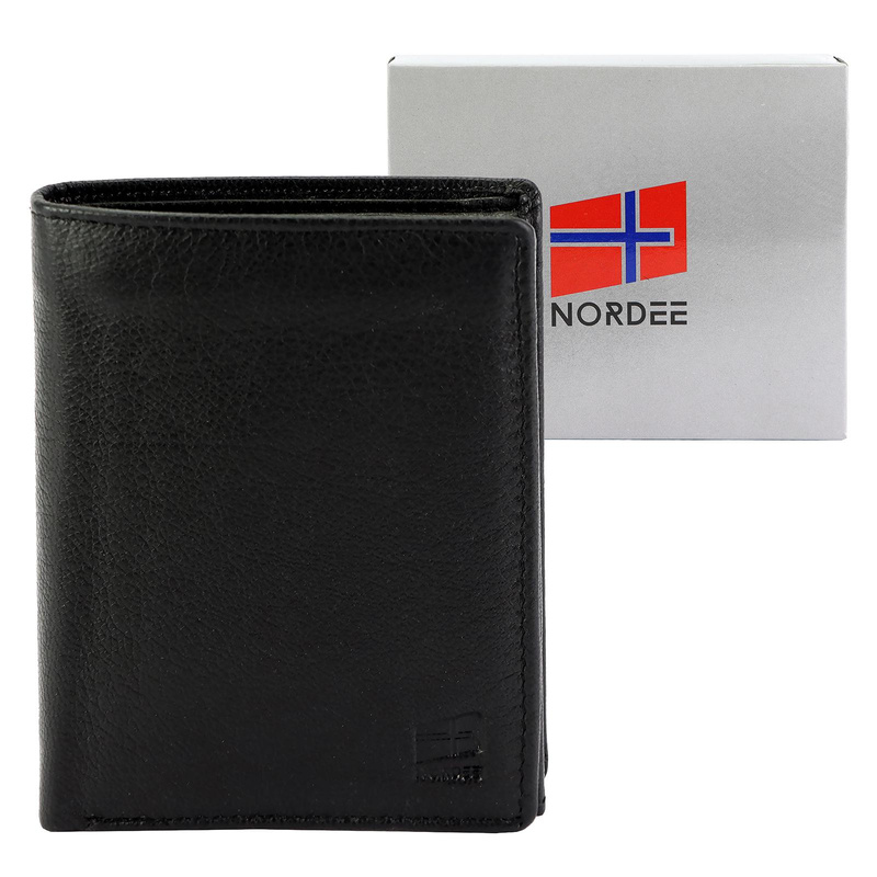Skórzany męski portfel Nordee HARE N4