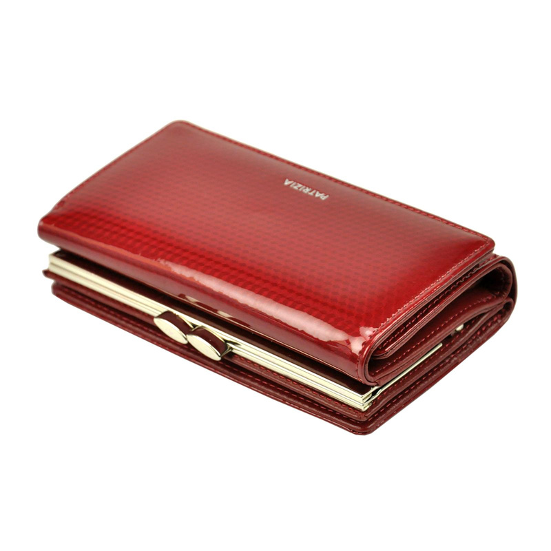 PATRIZIA damska portmonetka skóra naturalna zgrabny portfel system RFID