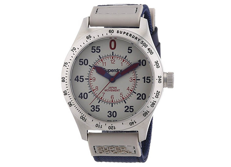 Zegarek SUPERDRY SYG122E. Kwarcowy, Kolor biały. Mężczyzna.