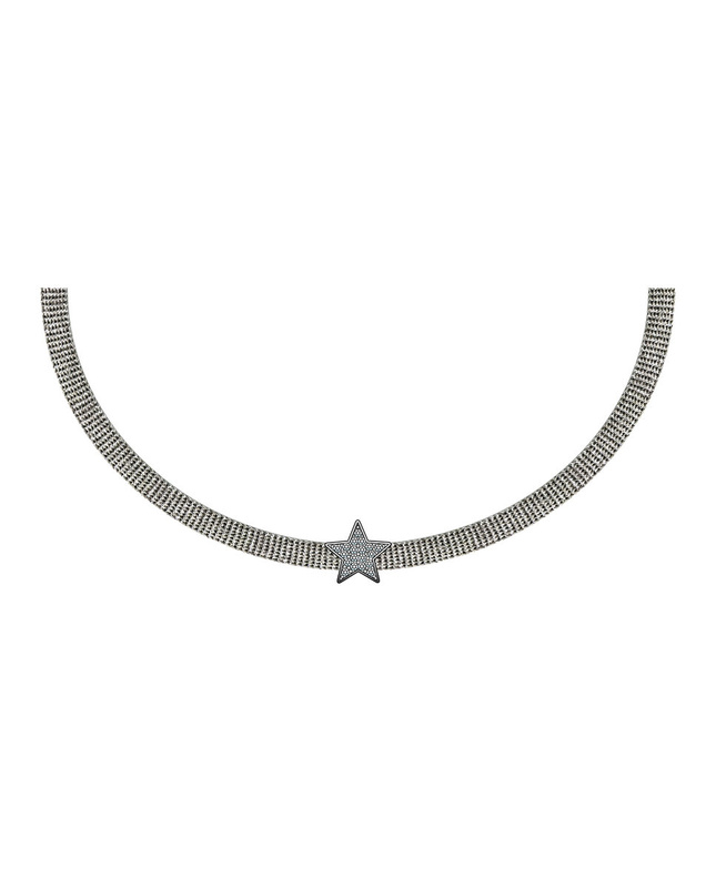 Biżuteria GUESS UBN28010. Naszyjnik, Kolor srebrny. Kobieta.