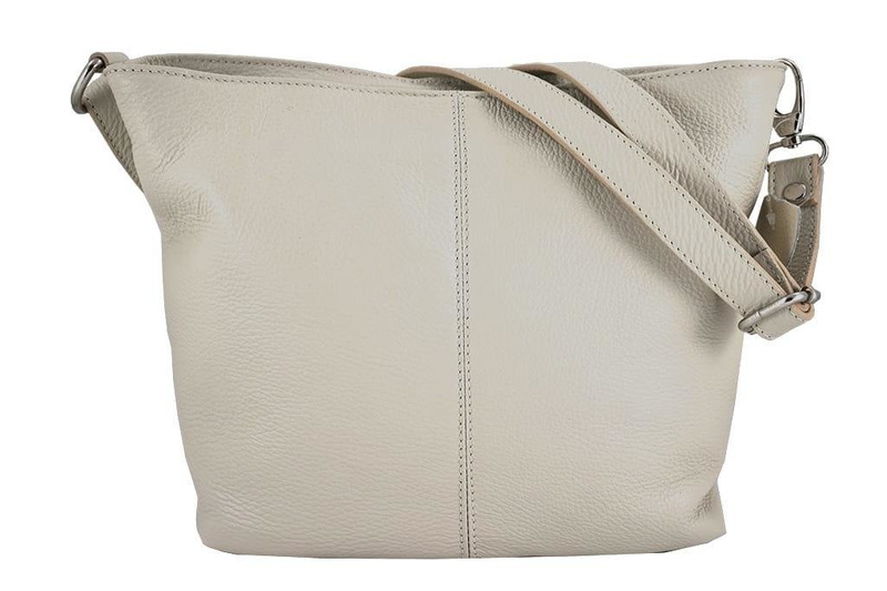 Listonoszka damska skórzana - Zielona ciemna