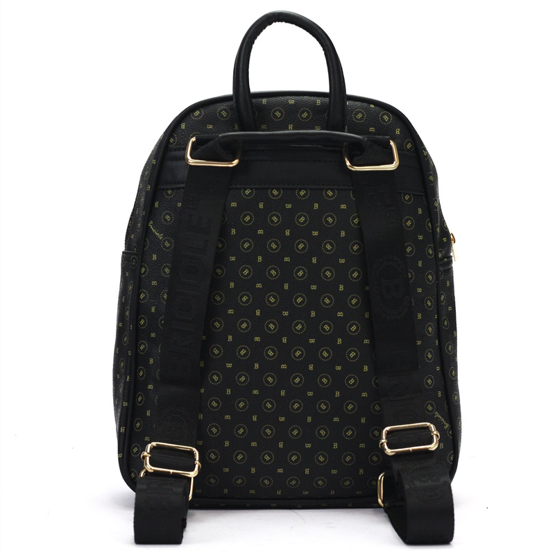 BRICIOLE damski plecak skóra ekologiczna miejski z kieszeniami pojemny