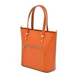 Klasyczna skórzana shopperka torebka na ramię