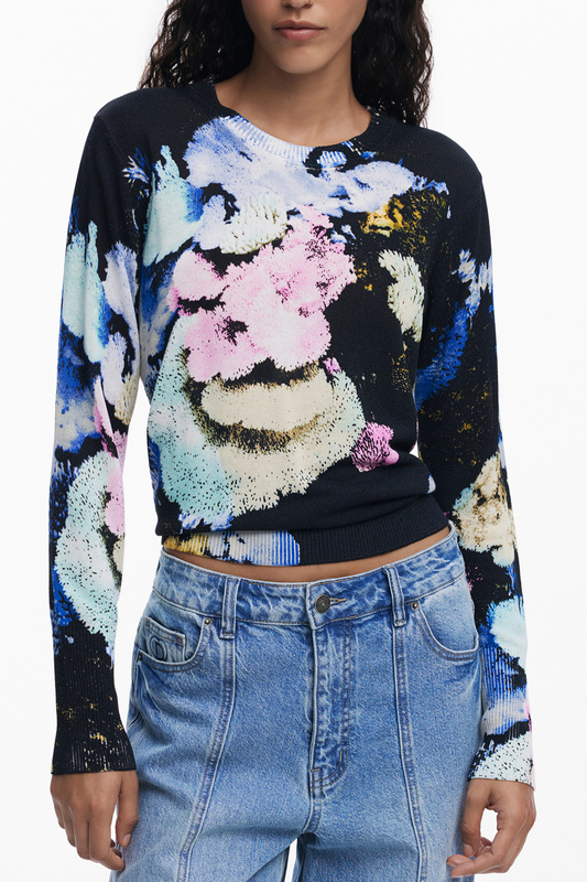 Czarny sweter damski Desigual