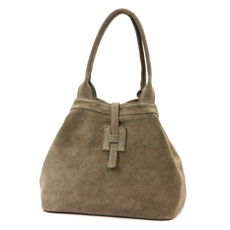 Vera Pelle zamszowa damska shopperbag skóra naturalna torebka na ramię duża