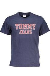 MĘSKI NIEBIESKI T-SHIRT Z KRÓTKIM RĘKAWEM TOMMY HILFIGER