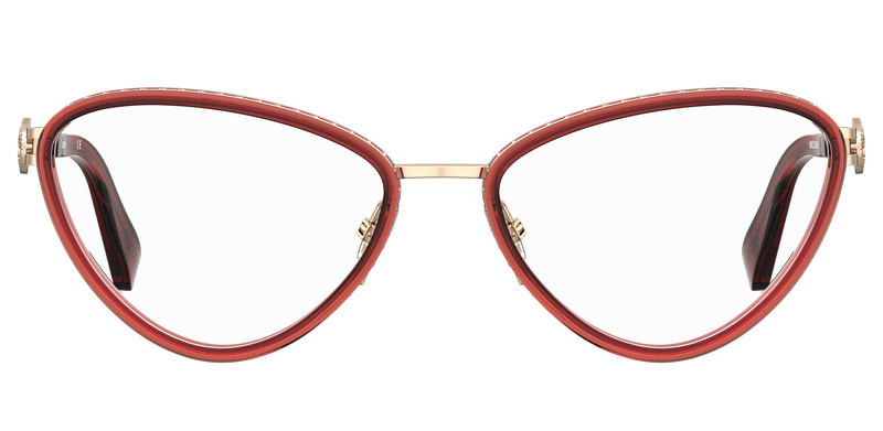 Okulary MOSCHINO MOS585-LHF. Okulary, Kolor Burgundy. Kobieta.