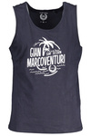GIAN MARCO VENTURI MĘSKI NIEBIESKI TANK TOP
