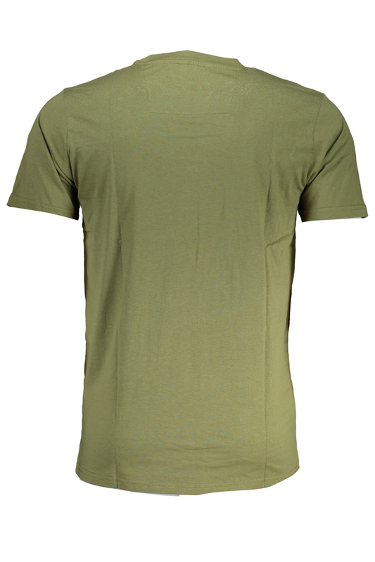 ZIELONY T-SHIRT MĘSKI Z KRÓTKIM RĘKAWEM KLASY CAVALLI