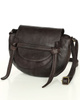 Marco Mazzini Torebka listonoszka skórzana saddle bag brąz caffe
