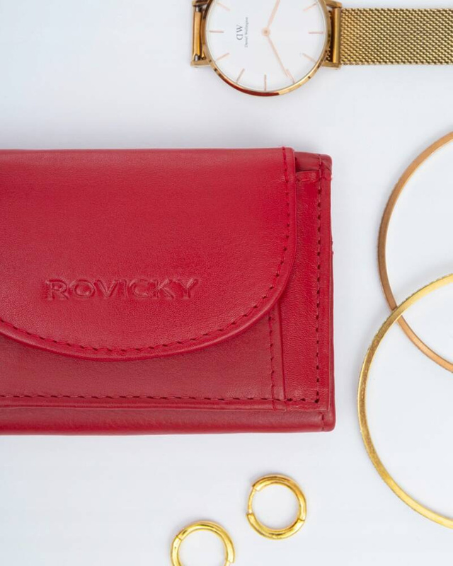 Skórzany męski portfel Rovicky R-21-LFN