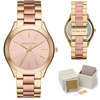 ZEGAREK DAMSKI Michael Kors Slim Runway MK3494 + BOX