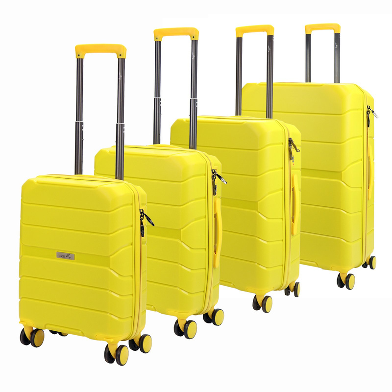 Jony zestaw podróżny 4 walizek na kółkach z kosmetyczką materiał ABS