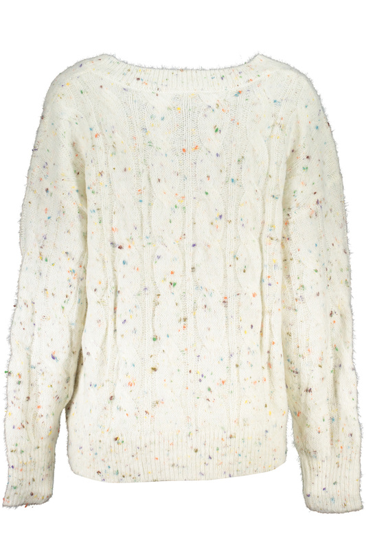 BIAŁY SWETER DESIGUAL DAMSKI