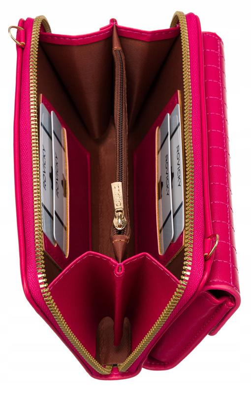 Elegancka mini torebka-portfel w jednym 4U Cavaldi