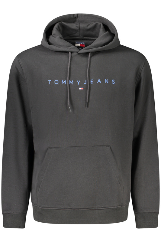 TOMMY HILFIGER MĘSKA CZARNA BLUZA Z ROZPIĘCIEM
