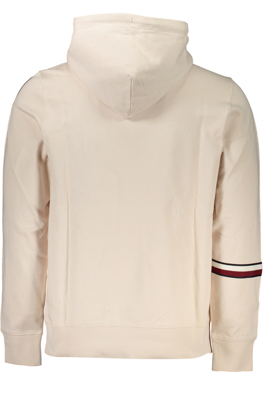 BEŻOWA BLUZA MĘSKA TOMMY HILFIGER BEZ ZAMKA