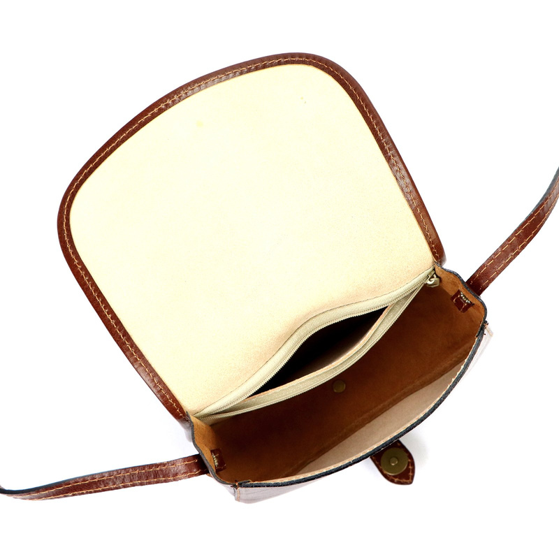 Florence Torebka Skórzana Damska Listonoszka Na Ramię Przez Ramię