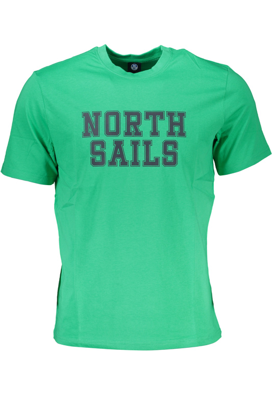 ZIELONY M�SKI T-SHIRT Z KR�TKIM R�KAWEM NORTH SAILS