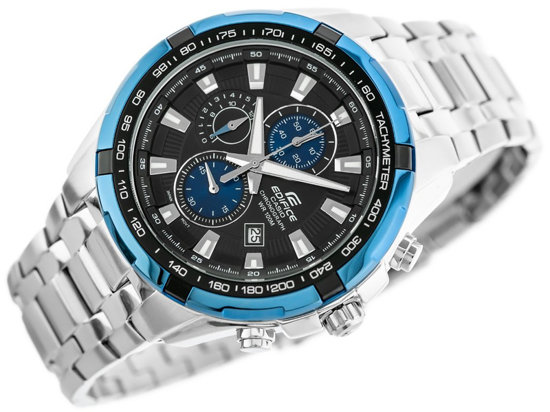 ZEGAREK MĘSKI CASIO EDIFICE EFR-539D-1A2 - 10ATM (zd114b) + BOX