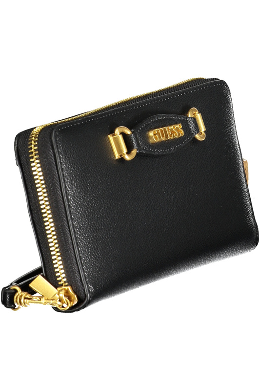 CZARNY PORTFEL DAMSKI GUESS JEANS