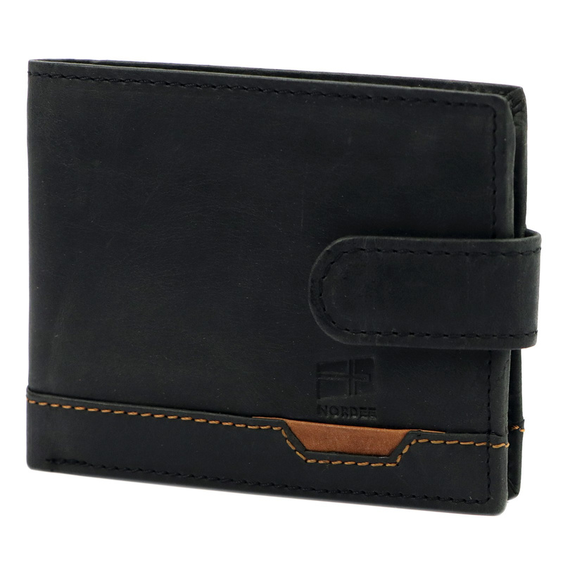Skórzany męski portfel Nordee HJORT 035L