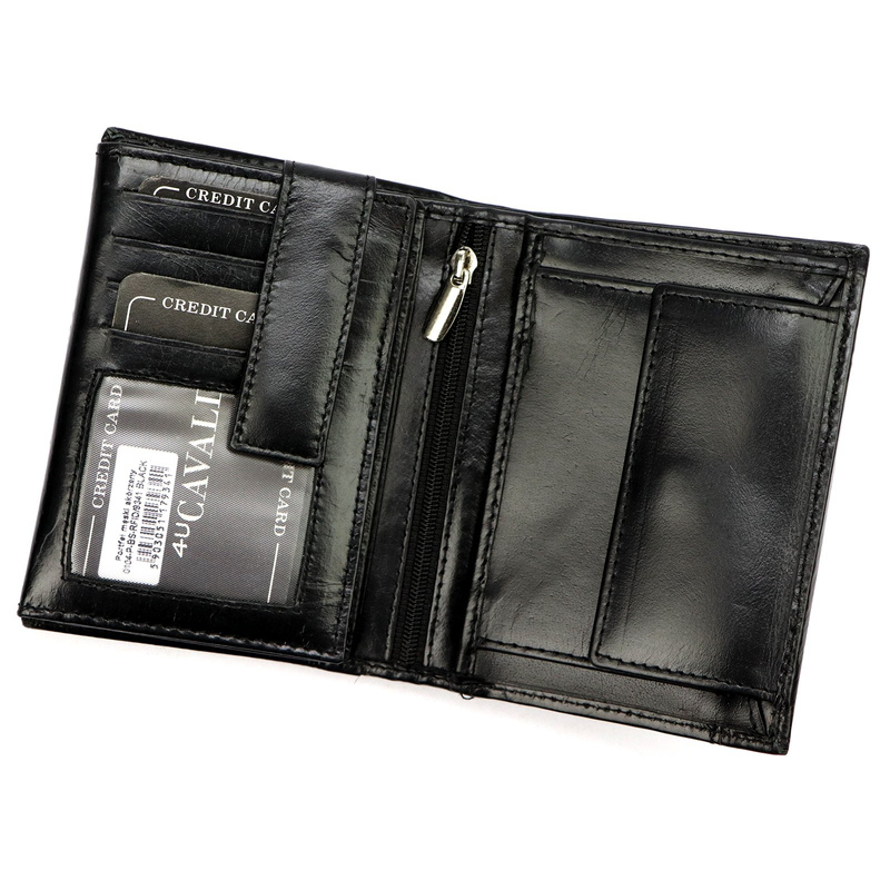 Skórzany męski portfel Cavaldi 0104-P-BS RFID