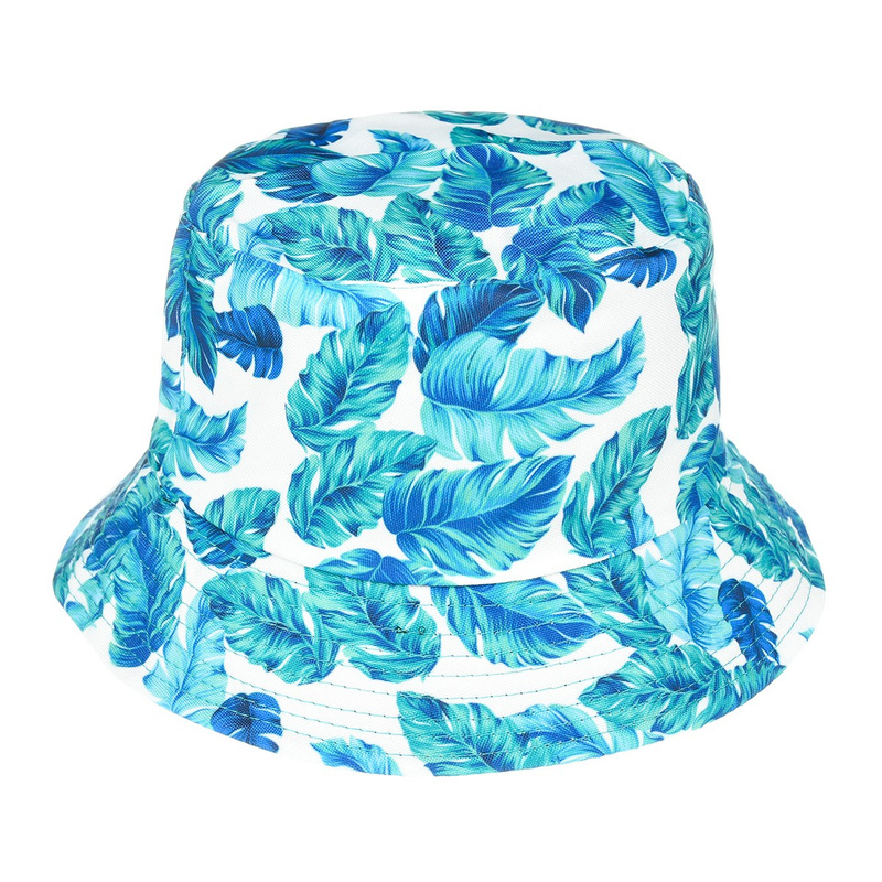 Kapelusz dwustronny bucket hat czapka czarna niebieski kap-m-11