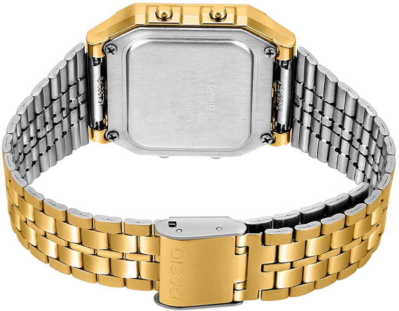 Zegarek CASIO A500WGA-9. Kwarcowy, Kolor szary. Mężczyzna.