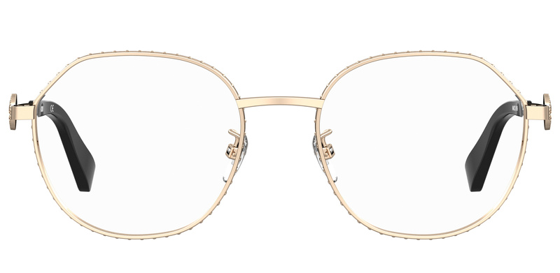 Okulary MOSCHINO MOS586-000. Okulary, Kolor złoty. Kobieta.