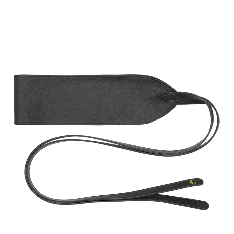 DUDU Damski pasek do sukienki marynarki skóra naturalna pasek na talię