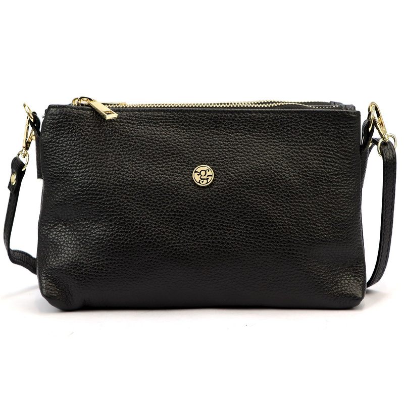 Skórzana damska listonoszka przez ramię Gregorio