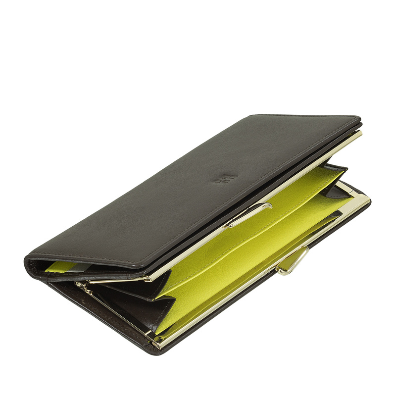 DuDu Podłużna damska portmonetka skóra naturalna podłużny duży portfel