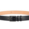 Nuvola Pelle Męski Pasek Skórzany Pełnoziarnisty Made in Italy Miękka Skóra Cielęca Elegancki Pasek H 34mm z Metalową Klamrą