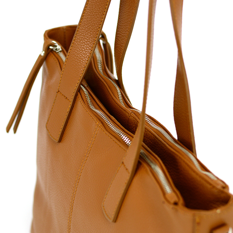 Duża elegancka damska shopperbag torebka na ramię