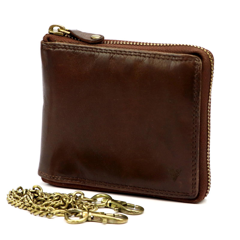 Męski pojemny rozbudowany portfel ze skóry eko VS