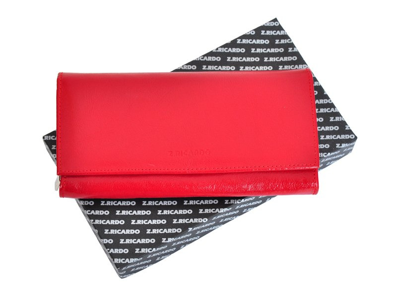 Z.Ricardo damska portmonetka skórzany portfel podłużny klasyczny duży