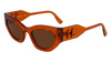 Okulary KARL LAGERFELD KL6122S522221. Okulary przeciwsłoneczne, Kolor żółty. Kobieta.