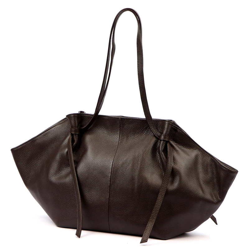 Vera Pelle damska shopperbag skóra naturalna miękka duża torebka na ramię