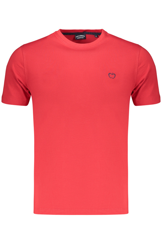 Wiśniowy T-shirt męski Baci & Abbracci BAM3381