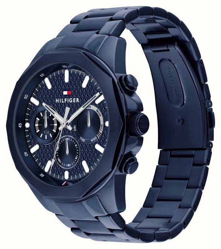 Zegarek TOMMY HILFIGER 1710652. Kwarcowy, Kolor niebieski. Mężczyzna.
