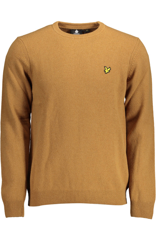 BRĄZOWY SWETER MĘSKI LYLE & SCOTT