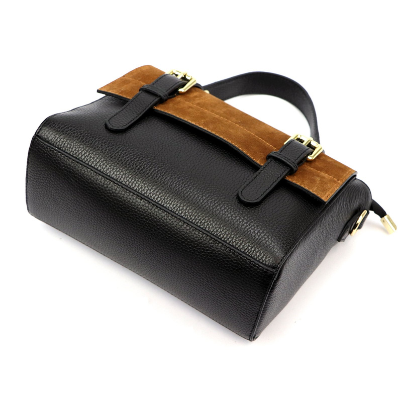 Luka klasyczna damska listonoszka ze skóry naturalnej torebka na ramię