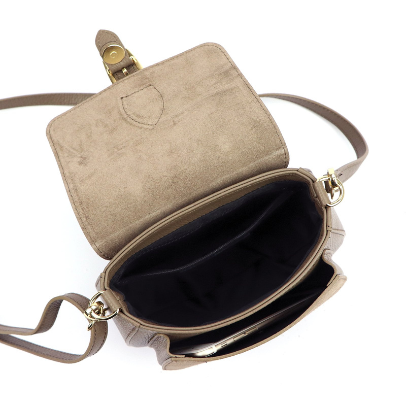 Stylowa Półokrągła damska listonoszka torebka przez ramię z kieszenią Luka