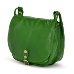 Elegancka klasyczna damska skórzana listonoszka