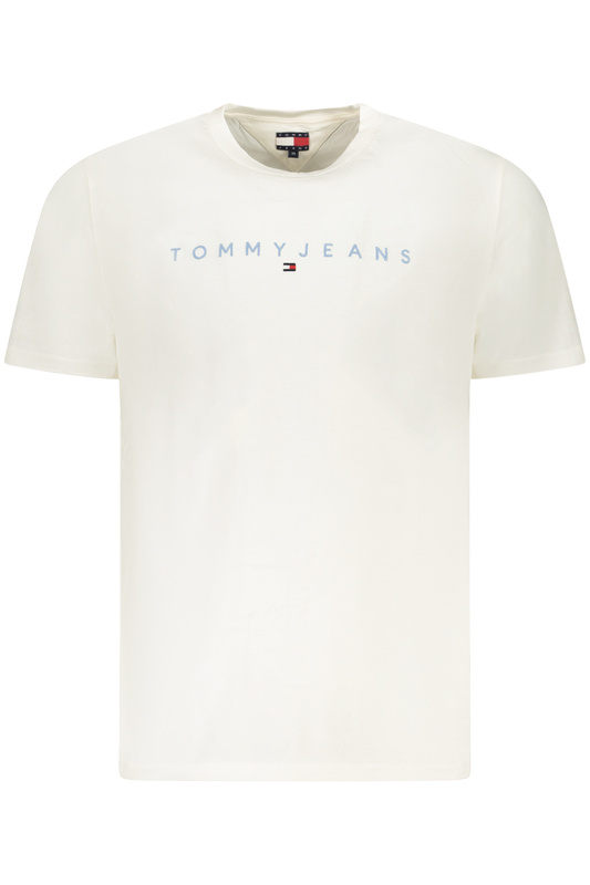 TOMMY HILFIGER MĘSKA KOSZULKA Z KRÓTKIM RĘKAWEM BIAŁA
